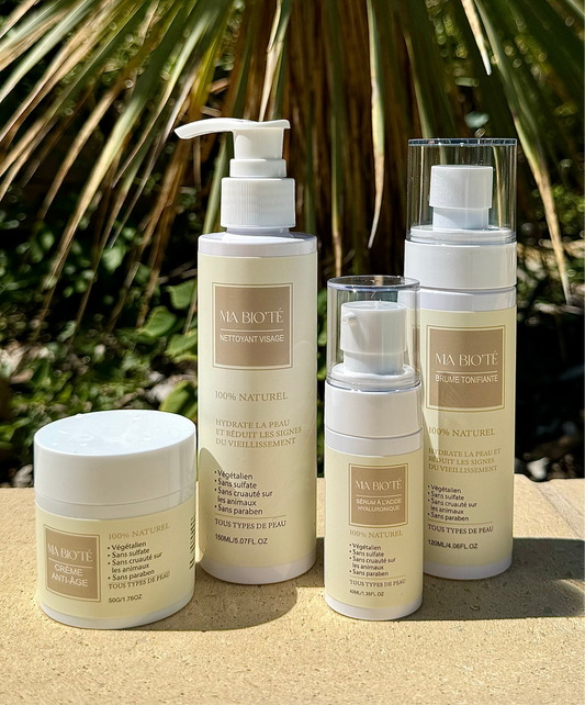 Pack anti imperfection et anti-âge a l’eau de riz - Nettoyant visage - Brume Tonifiante - Sérum - Crème